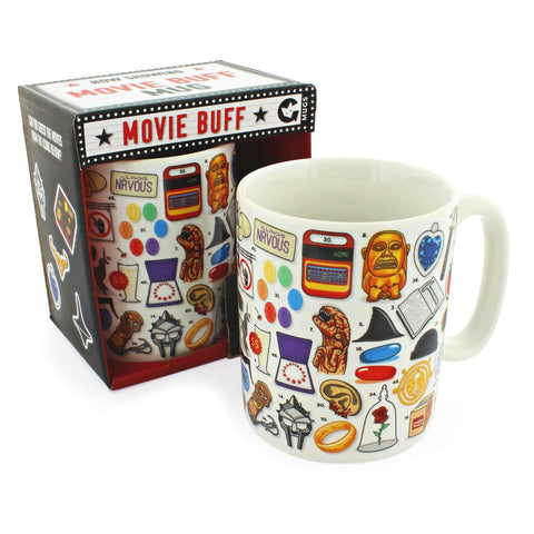Ginger Fox Novelty Movie Buff Mug Microwave & Dishwasher Safe - The European Gift Store